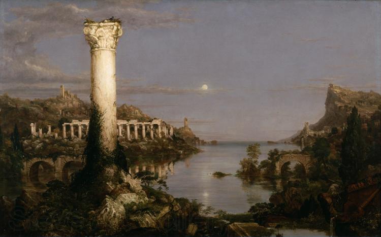 Thomas Cole The Course of Empire:Desolation (mk13) Germany oil painting art